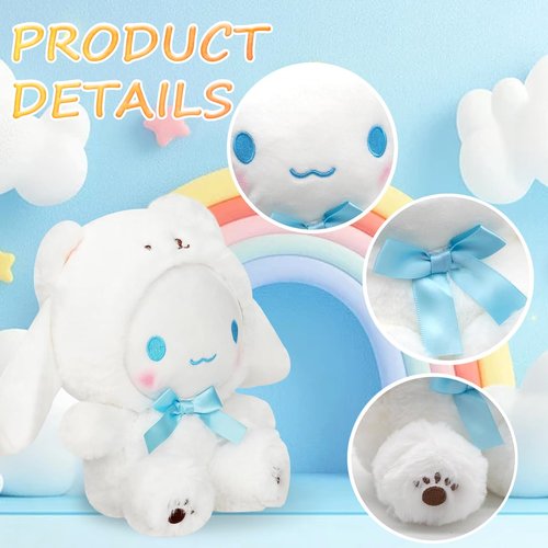 JBSBAQI Plush, Kawaii Cartoon Plush Figure Toy, Cute Stuffed Animal Pillow, Cartoon Theme Party Favor for Boys and Girls Fans Birthday Gift 11 * 10in (A)