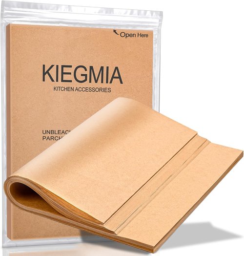 120 PCS Unbleached Parchment Paper Sheets by [Brand Name] - Precut Non-Stick for Baking & Cooking | 9 x 13 IN