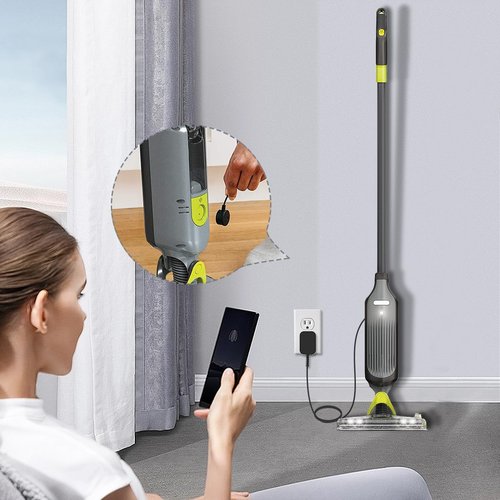 LANMU Charger Compatible with Shark VACMOP VM252 VM252C QM250 VACMOP Pro Cordless Hard Floor Vacuum Mop, Replacement Power Cord Magnetic Charger