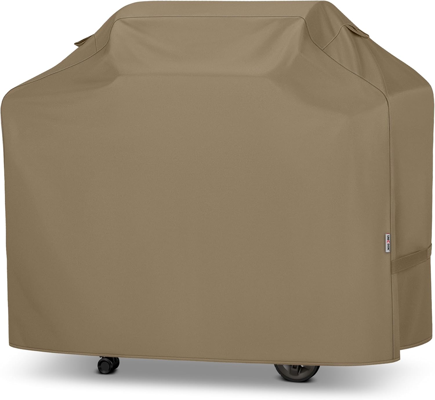 Unicook 55-Inch Heavy Duty Waterproof Grill Cover - All-Season Protection for Weber & Charbroil Grills | Neutral Taupe