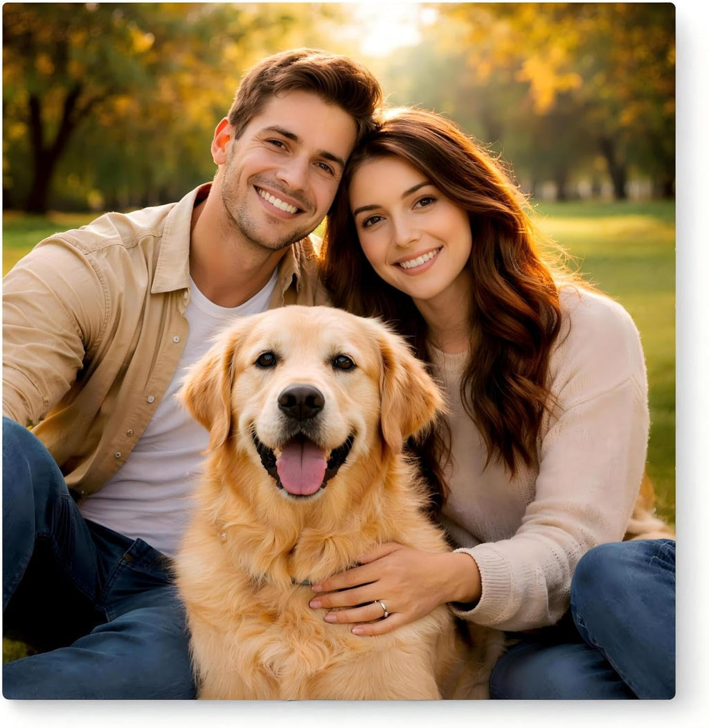 Sunwes Custom Canvas Prints - Personalized 11x14 Inch Photo Art | Perfect for Weddings, Family Portraits & Pet Memorials, Ships Next Day