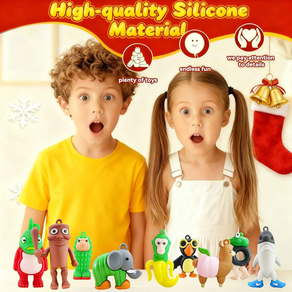 Advent Calendar 2026 - 24 Days of Surprises with Figurines for Kids | Perfect for Valentine's Day & Easter Gifts