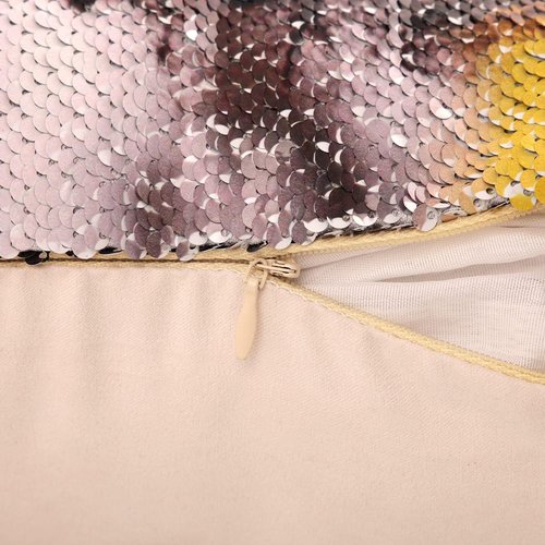 LydeLog Danny DeVito Pillow Covers Sequin Pillow Cases Funny Gag Gifts Reversible Sequin Pillow Cover Decorative Throw Cushion Case 16 x 16 Inches (Black)