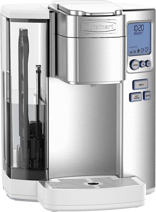 Cuisinart Single Serve Coffee Maker - 5 Serving Sizes & Adjustable Temperature - 72 Ounce, White