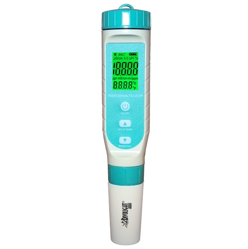 Divolight 7 in 1 Water Quality Tester Pen Meter for Pools, Drinking Water Aquariums hydroponic Cooking Tester Measure Water by 7 parameters: PH/TDS/EC/ORP/S.G/Water Salinity/Temp