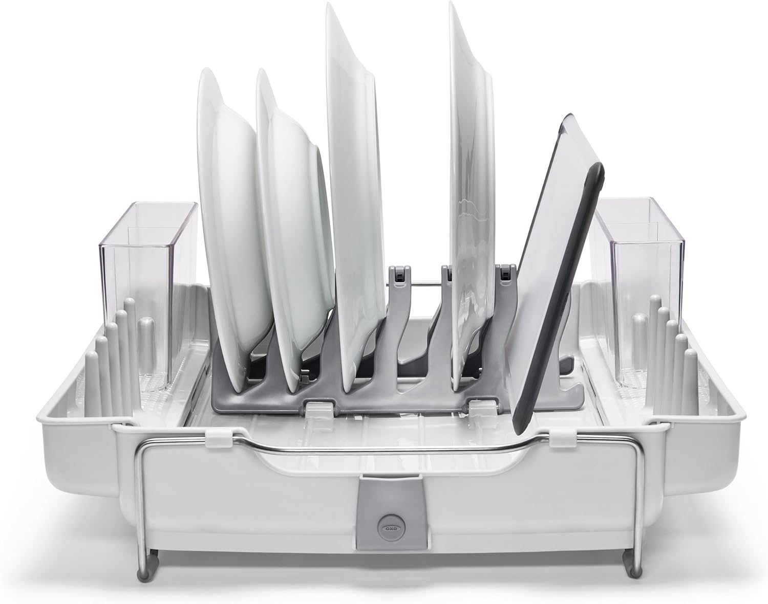 OXO Good Grips Foldaway Dish Rack - Space-Saving Design for Easy Drying | Durable and Stylish