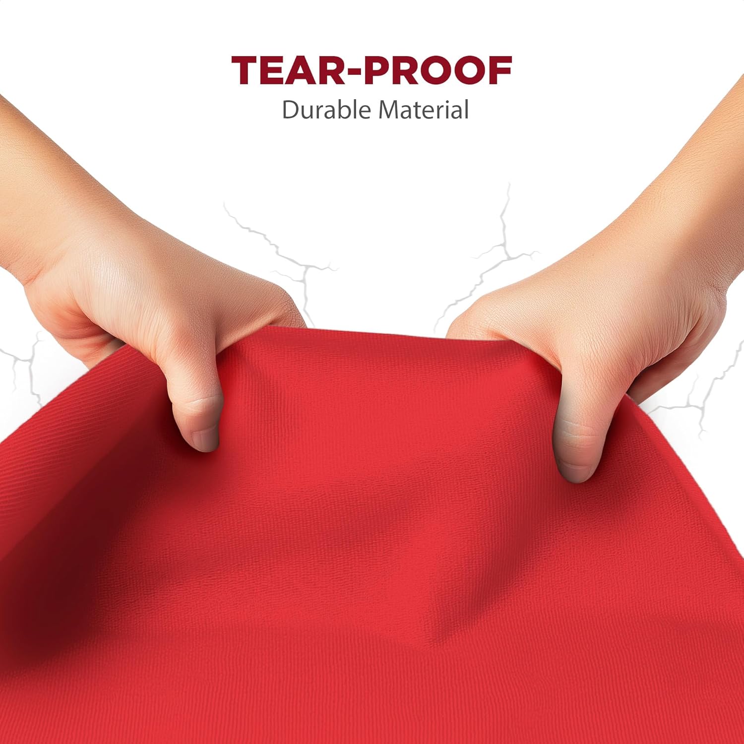 Upright Christmas Tree Storage Bag - Durable Dustproof Cover for 5 Ft Artificial Trees | Easy-Use Red Holiday Storage