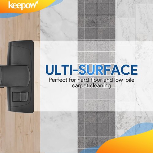 KEEPOW 285-3 Vacuum Attachments Brush Head Compatible with Miele Compact Canister C1 Combination, Classic Smooth Floor Brush