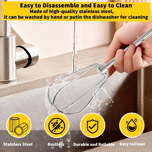 Hand Mixer Beaters for KitchenAid, Turbo Beaters Compatible with W10490648, KHM2B, AP5644233, PS4082859 Parts (2 Pack)