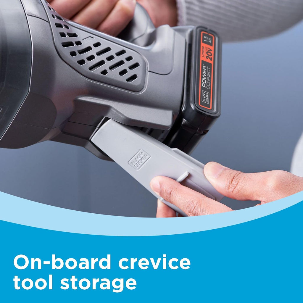 BLACK+DECKER 20V MAX POWERCONNECT Cordless Handheld Vacuum - Lightweight, Bare Tool Only