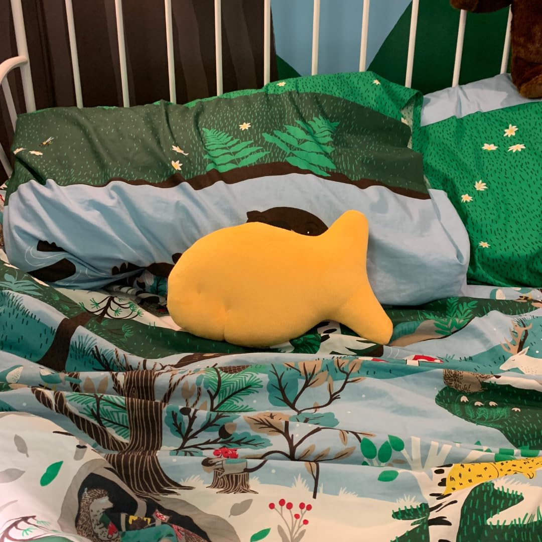 Snack Plushies Cheddar Fish Cracker Plush Toy – 10” Soft & Huggable Stuffed Animal Pillow – Cute Snack-Inspired Cuddly Gift for Kids & Adults