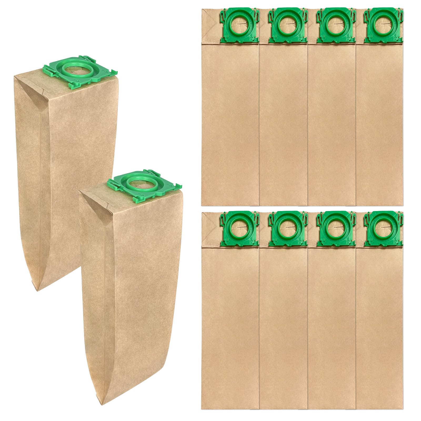10 Pack 5300REP Vacuum Filter Bags Compatible with Sebo X/G/C Series and Windsor Sensor S12 S15 XP12 XP18 SR12 SR15 SR18 Upright Vacuum Replacement Bags for 5300REP