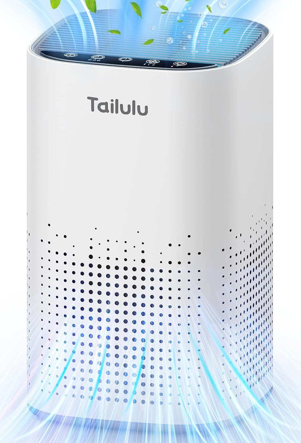 Tailulu H13 True HEPA Air Purifier - Quiet 15dB for Large Rooms up to 1500ft² | Ideal for Pets, Dust, and Odors