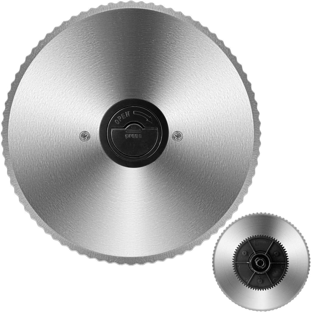 OSTBA 7.5 Inch Stainless Steel Meat Slicer Blade Replacement – Serrated Blade for SL-518 Series Meat Slicer, Easy to Clean and Install, Perfect for Slicing Meat
