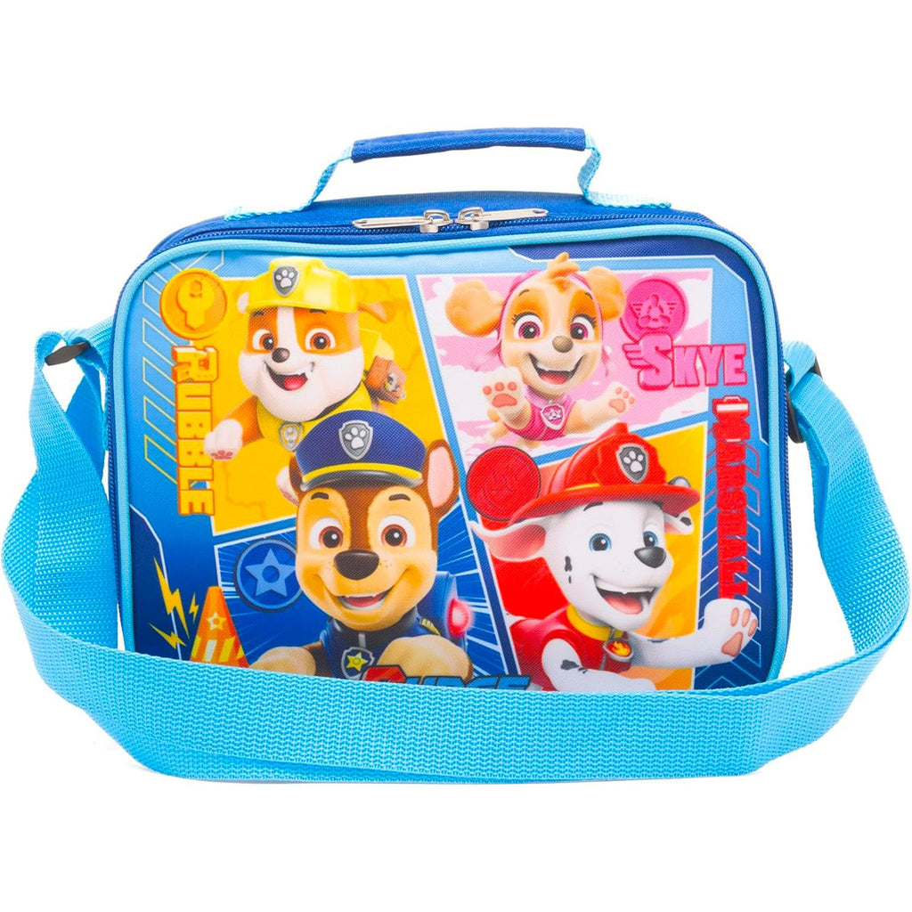 Paw Patrol Lunch Box for Kids - Bundle with Lunch Bag Plus Stickers, Reusable Water Bottle, and More | Paw Patrol Lunchbox for Boys