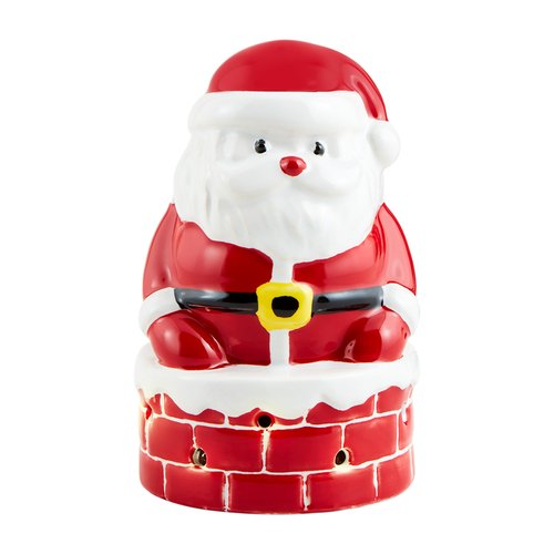 Mud Pie Light Up Santa Chimney; 4 1/2" x 2 3/4"