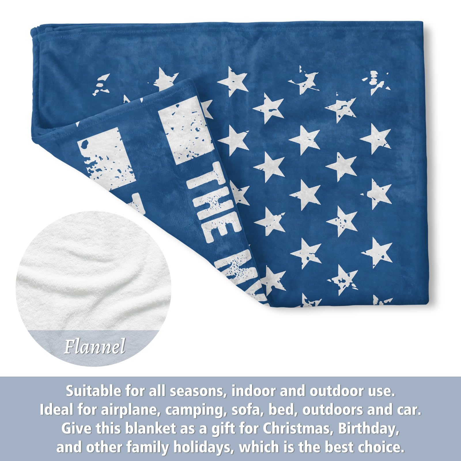 musaecoin Birthday Gifts for Brother- Cool Flag Blanket with The Man The Myth The Legend- Brother Gifts from Sister Bro, Gift for Bro Adult, Soft Blanket Throw for Bed Sofa Car, 60"x50"
