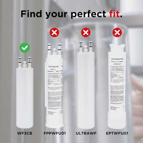 Frigidaire WF3CB Puresource3 Water Filter - Premium Refrigerator Filter, White, 1 Count