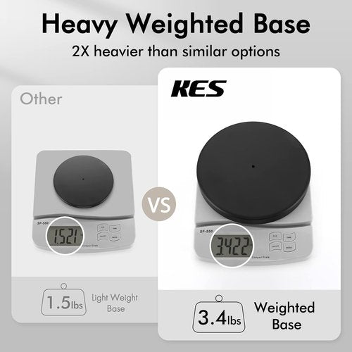 KES Toilet Paper Holder Stand - Modern Freestanding Tissue Roll Holder in Matte Black | 20.2" H, Rustproof SUS304 Stainless Steel