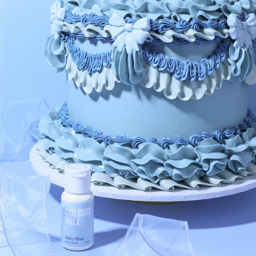 Colour Mill Oil-Based Food Coloring - Baby Blue, 20 Milliliters | Vibrant & Easy to Use
