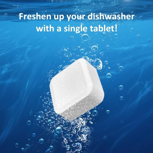 Dishwasher Cleaner Tablets - Eliminate Limescale, Grease & Odors | Septic Safe & Fragrance-Free