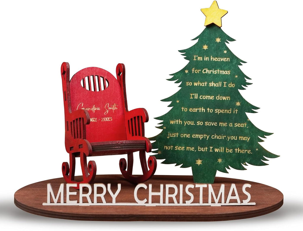 Regine Switzerland Memorial Candleholders - Personalized Rocking Chair Design | Tribute to Loved Ones