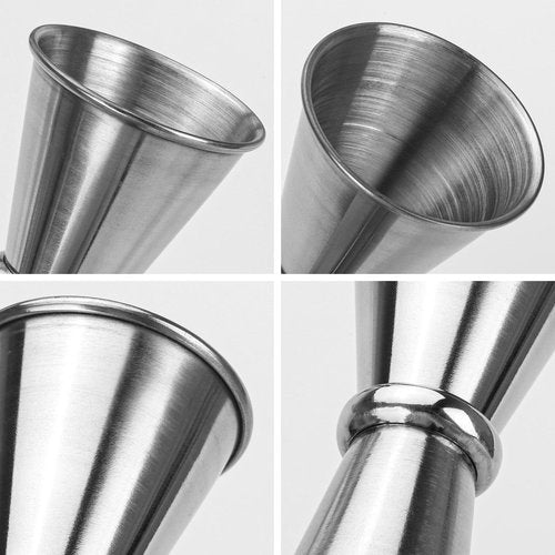 3 Pcs Jigger for Bartending, Double Cocktail Jigger 2 oz 1 oz Stainless Steel Measuring Cup
