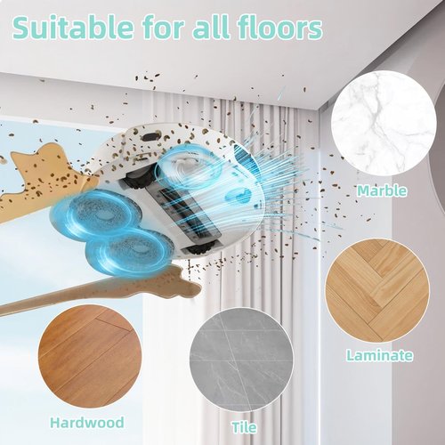 1000 ml Floor Cleaning Solution for Dreame L10 Ultra / L20 Ultra / L30 Ultra / L40 Ultra / L50 Ultra / X50 Ultra / X40 Ultra /X40 Master /X30 Ultra Series Vacuum Robot, Vacuum Cleaner Detergent Refill