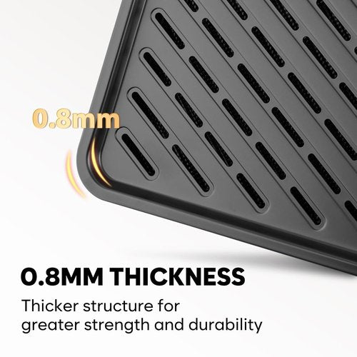 Half Sheet Pan with Cooling Rack - 17.3” x 13.1” Non-Stick Baking Sheets | Heavy Duty Cookie Trays