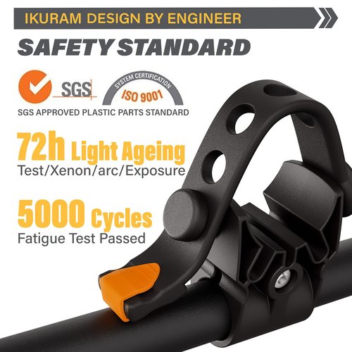 3 Bike Rack Bicycle Carrier Racks Hitch Mount Double Foldable Rack for Cars Truck SUV Fits 2" Hitch Receiver, Including Anti-Rattle Hitch Tightener