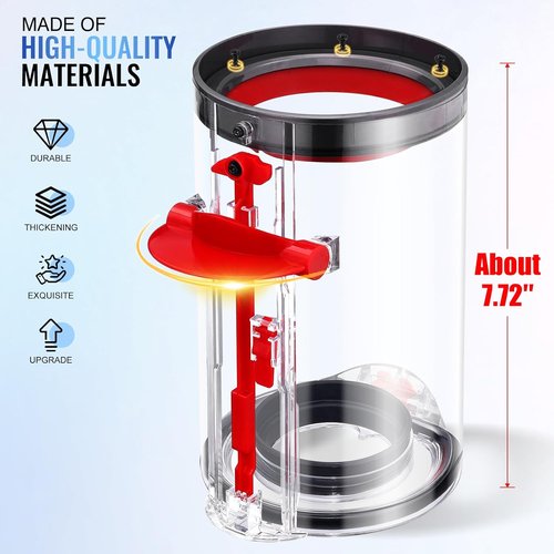 Dyson Upgraded Canister | Compatible Dust Bin with HEPA Filter for V11, V15, SV14, SV15, SV22