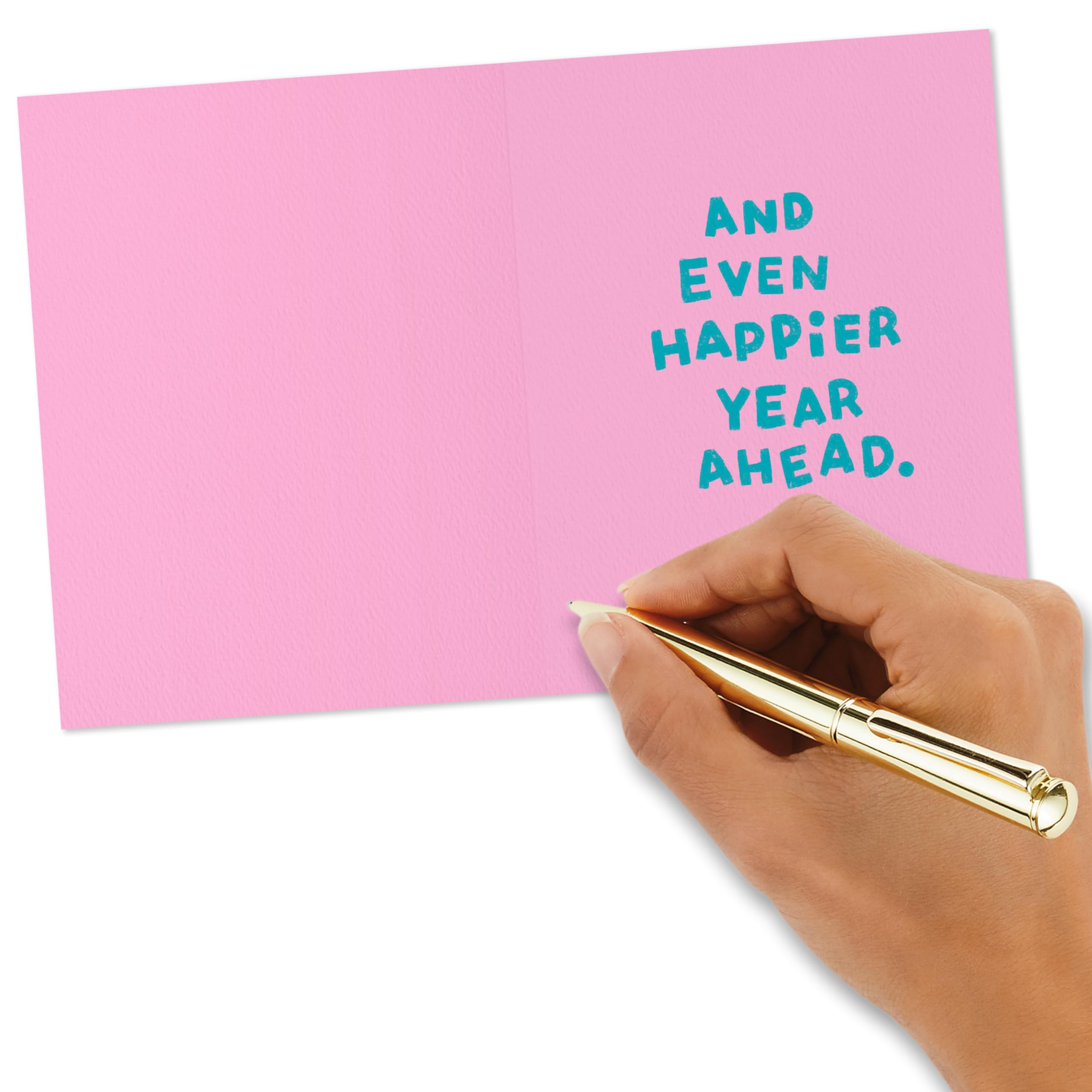 Hallmark Good Mail Fun Birthday Cards (4 Cards with Envelopes) for Friends, Coworkers, Siblings