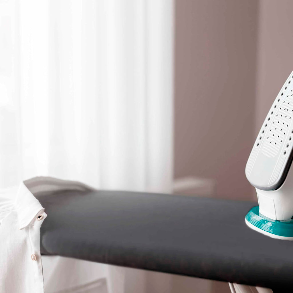 Hearth & Harbor Ironing Board Cover and Pad 15x54 Full Size, Thick Heavy Duty Scorch Resistant Padding Elastic Edge Hook & Loop Fastener, Iron Board Cover with Padding, Grey
