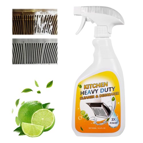 Wind in Hand Kitchen Cleaner Spray for Oven Cleaner - clean up kitchen oil stains Degreaser for Range Hoods, Cooktop Cookware & Appliances - Rich Foam & Deep Cleaning for Heavy Duty