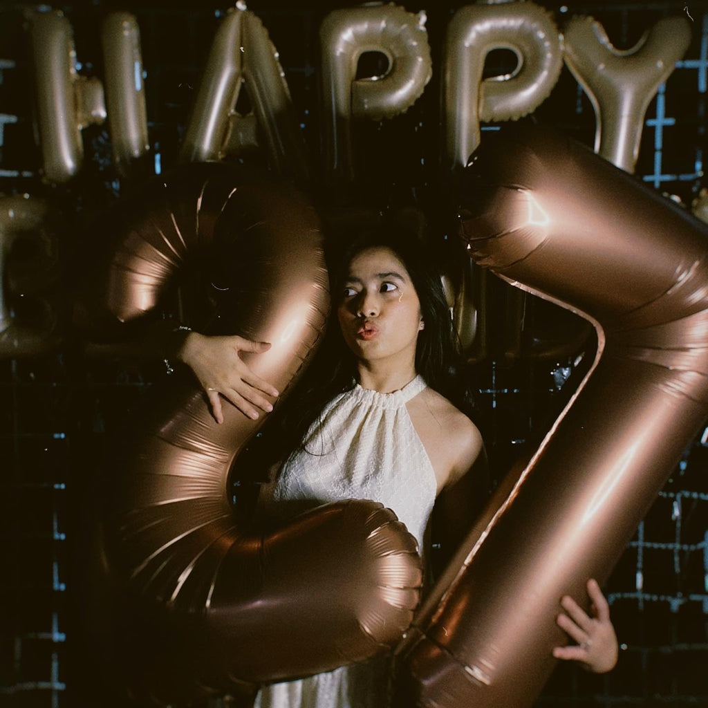 Number 17 Balloon - Dark Brown 40 Inch | Perfect for 17th Birthday Decorations & Party Supplies