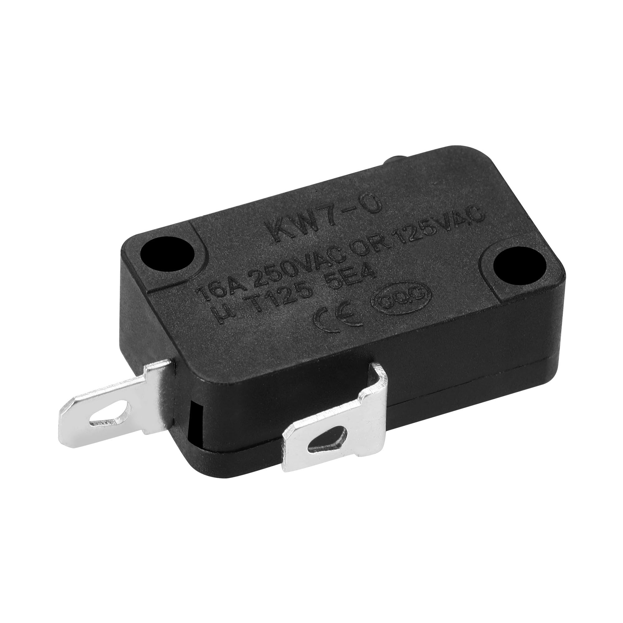 2 Packs Micro Switch KW7-0, Fit for Air Fryer XL Power XL Vortex Air Fryer, Normally Open 3 Pins 1NO 1NC Microswitches for Microwave Oven Welding Gun Induction Cooker, 16A 125V/250V