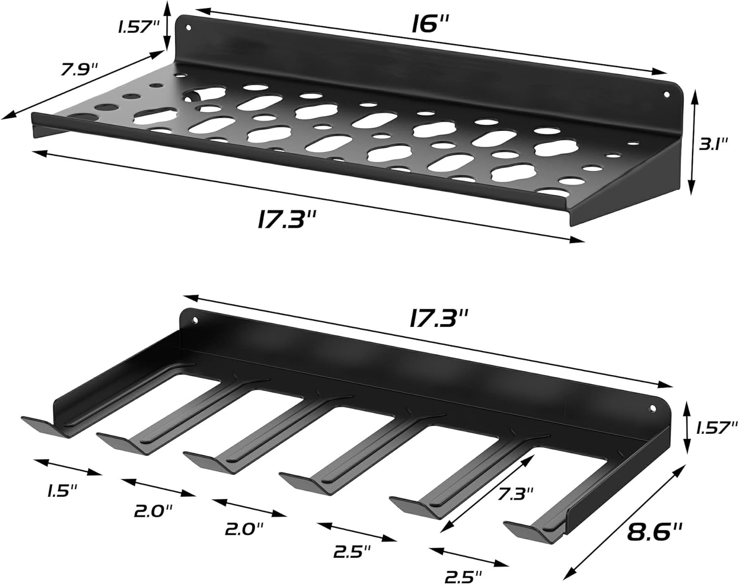 Ultrawall Power Tool Organizer - Heavy-Duty Wall Mount Drill Holder & Cordless Tool Storage Rack