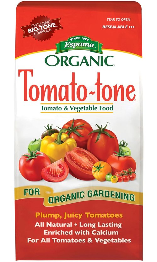 Espoma Organic Tomato-Tone Fertilizer - Boost Flower & Fruit Production | 4 lb Bag - Pack of 2