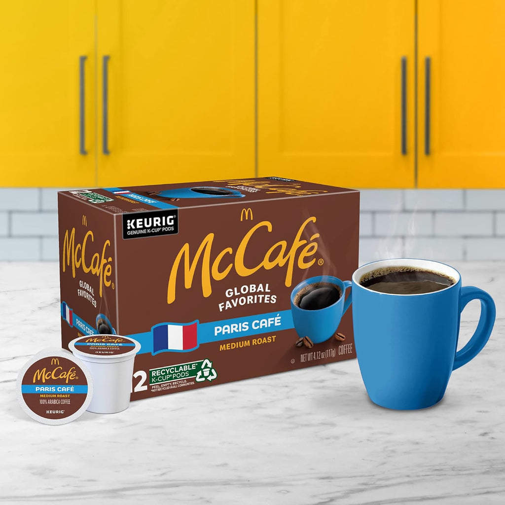 McCafe Medium Roast Coffee K-Cup Pods - Single Serve, 72 Count | Perfect for Keurig Brewers
