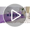 BEDSUM Standard Ruffled Pillow Shams Set of 2, 20x26, White