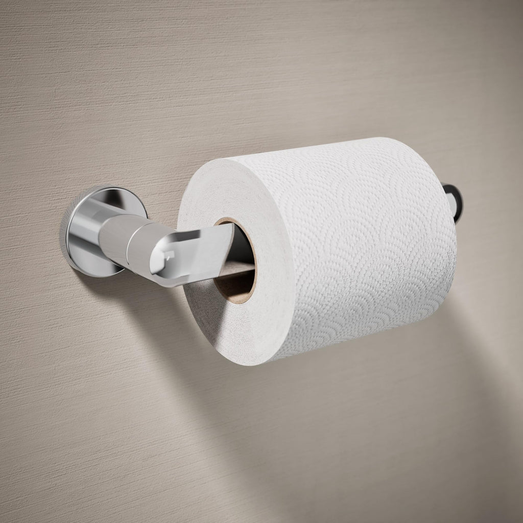 KOHLER Toilet Paper Holder by, Bathroom Toilet Paper Holder, Kumin Collection, Vibrant Brushed Nickel, K-24546-BN