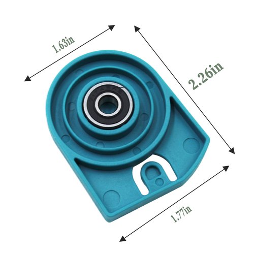 HNF 440013513 Brushroll End Cap & Bearing for Hoover Smartwash Pet Cleaner FH52000, FH52000G, FH52001, FH52001G Compatible with Dirt Devil, and Royal Vacuum Cleaners Parts (Set of 2)