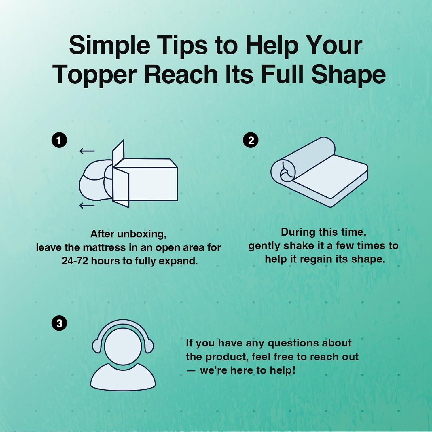 Novilla Memory Foam Mattress Topper - 2 Inch Cooling Gel Infused for Soft Comfort | Perfect for RV, Camper, Dorm Room