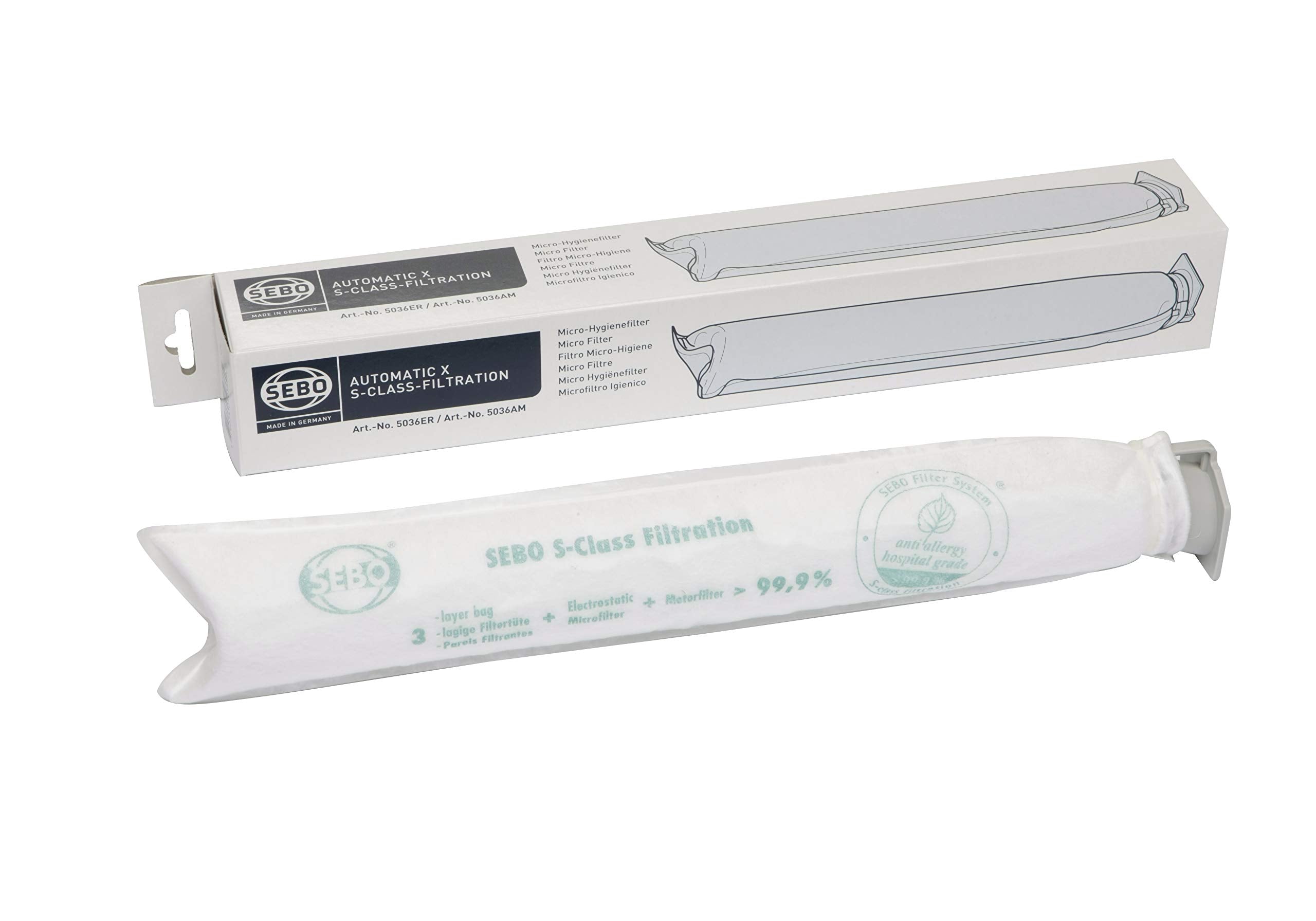 SEBO 5036ER Micro Hygiene Filter - Suitable For All X Series Models