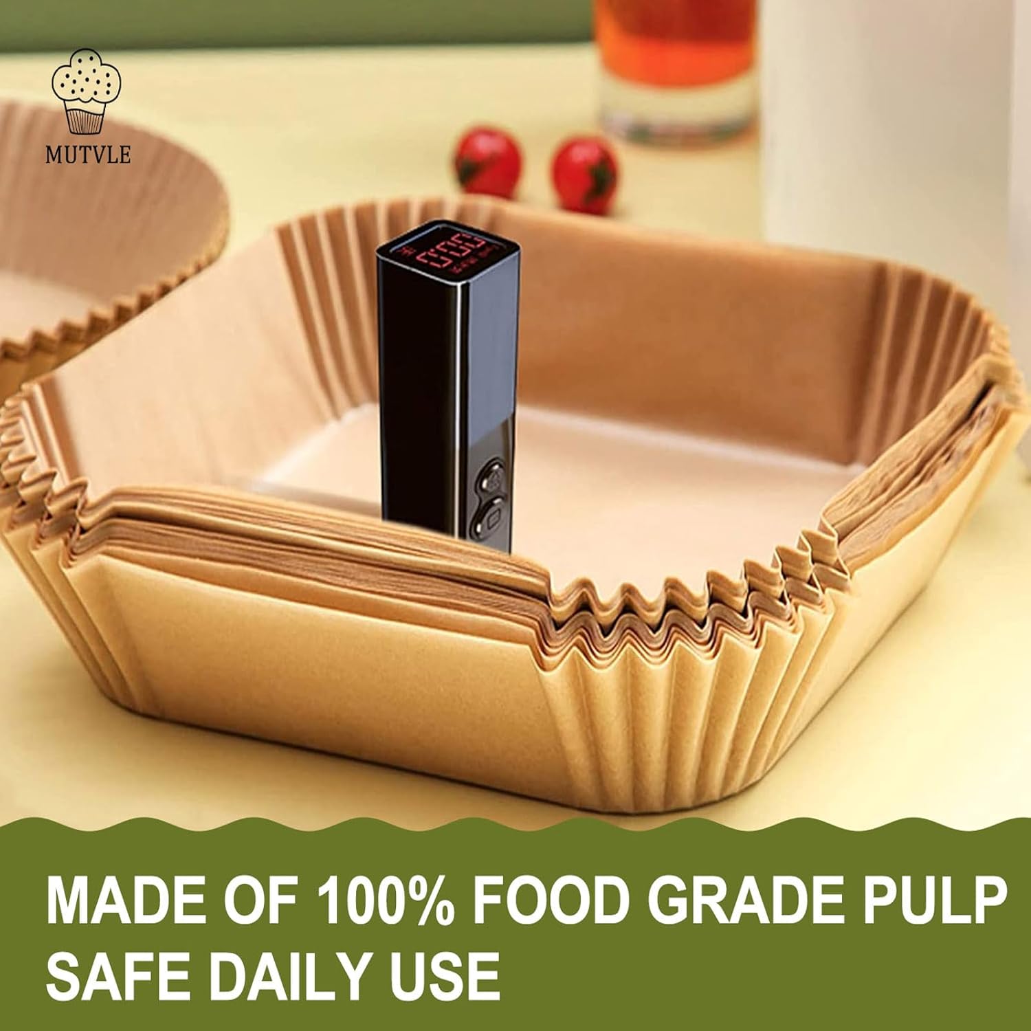 Ninja Crispi Air Fryer Liners - Non-Stick Disposable Accessories | 250 Pcs for 4-in-1 Cooking System