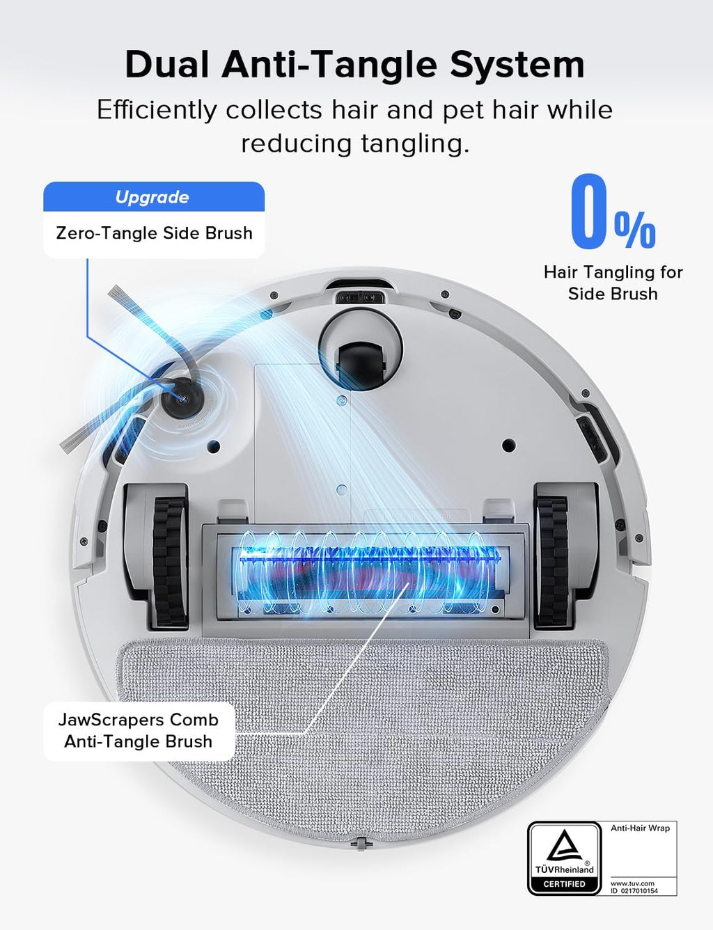 Roborock Q7 L5 Robot Vacuum & Mop Combo - 8,000Pa Suction, LiDAR Navigation, Self-Charging | White