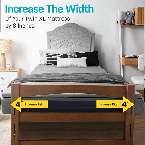 Expand a Bed 3 Inch Twin XL Mattress Topper - Lumbar Support for Back Comfort & Better Sleep | Breathable Medium-Firm Cooling Gel Memory Foam with Washable Cover