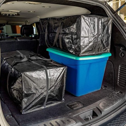 BAG-THAT! Extra Large Heavy-Duty Moving Bags - Stronger Handles & Zippered Closure | Reusable Storage Totes