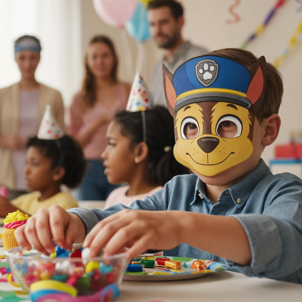 Paw Patrol Party Masks - 24 Count | Officially Licensed Kids Birthday Party Favors & Decorations