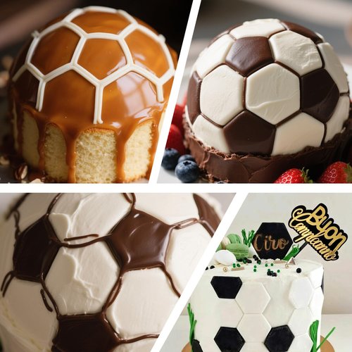 Bewudy 7 PCS Football Cookie Cutter, Hexagon Cookie Cutter Football Mold DIY Cake Decoration Soccer Cake Fondant Baking Molds Geometric Multipurpose Cutters for Baking Biscuit and Sandwiches